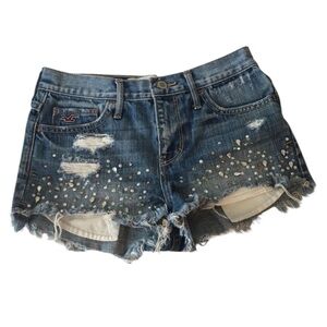 Hollister Distressed Jean Shorts